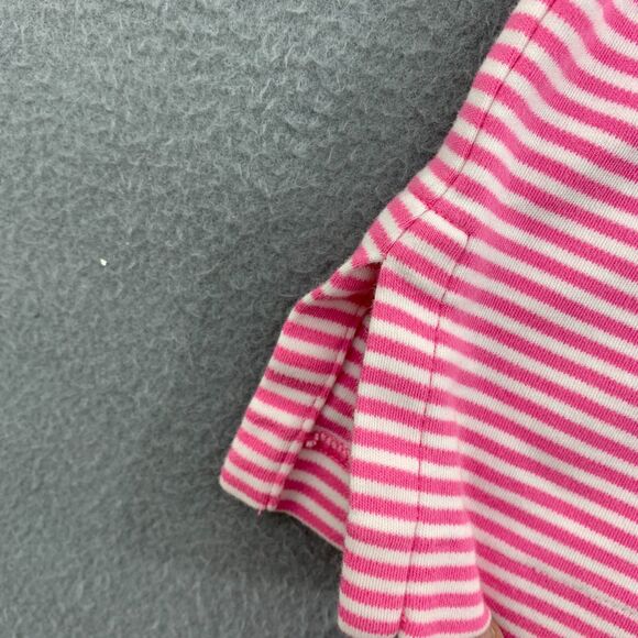 Polo Ralph Lauren Polo Shirt Mens XL Extra Large Striped White Pink Cotton - Picture 4 of 13